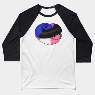 Genderfluid Snake Baseball T-Shirt